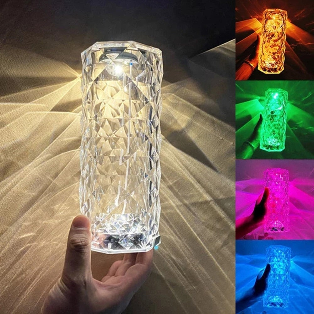 LED Crystal Table Lamp