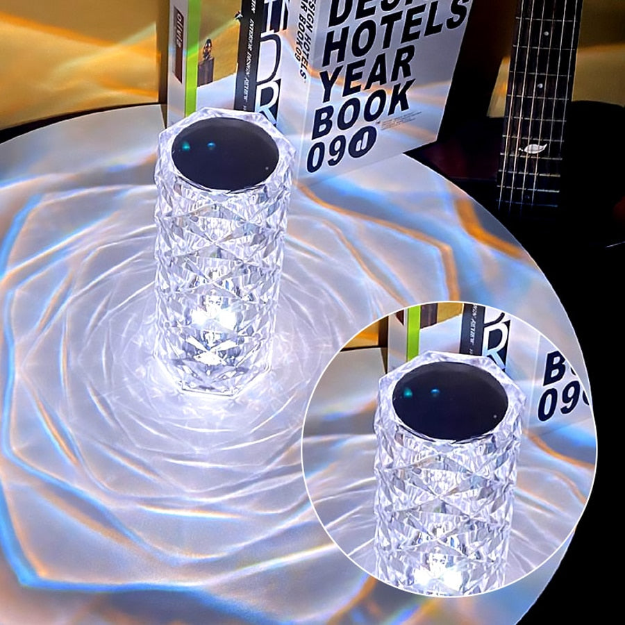 LED Crystal Table Lamp